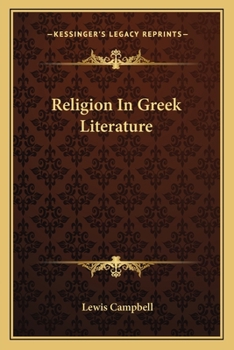 Paperback Religion In Greek Literature Book