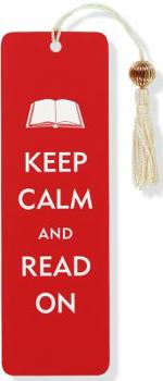 Accessory Beaded Bkmk Keep Calm/Read on Book