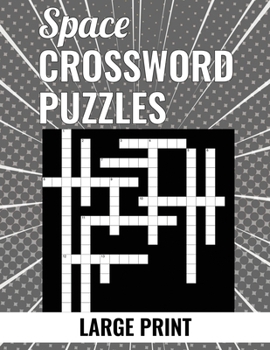Paperback Space Crossword Puzzle - Large Print Book