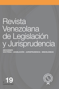 Paperback Revista Venezolana de Legislación y Jurisprudencia N.° 19 [Spanish] Book