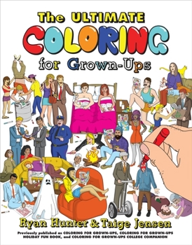 Paperback The Ultimate Coloring for Grown-Ups Book