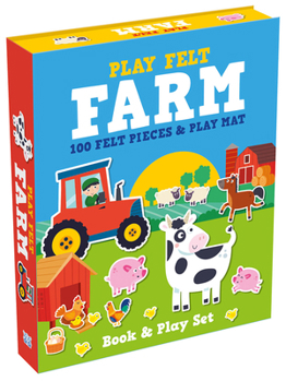 Hardcover Play Felt Farm Book