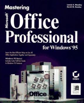 Paperback Mastering Microsoft Office Professional for Windows 95 Book