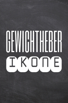 Gewichtheber Ikone: Gewichtheber Punktraster Notizbuch, Notizheft oder Schreibheft | 110  Seiten | Büro Equipment & Zubehör | Lustiges Geschenk zu Weihnachten oder Geburtstag (German Edition)