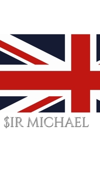 Hardcover Union Jack UK British Flag Sir Michael Drawing writing Journal: Britih flag Journal Book
