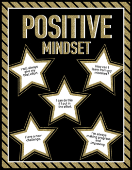 Wall Chart Sparkle and Shine Positive Mindset Chart Book