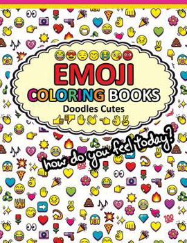 Paperback Emoji Coloring Books Doodle Cute: Funny Stuff Awesome Designs for Boys, Girls, Teens & Adults Book