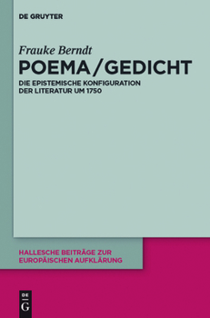 Hardcover Poema / Gedicht [German] Book