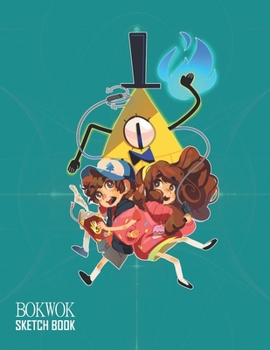 Sketch Book: Gravity Falls Sketchbook 129 pages, Sketching, Drawing and Creative Doodling Notebook to Draw and Journal 8.5 x 11 in large (21.59 x 27.94 cm)