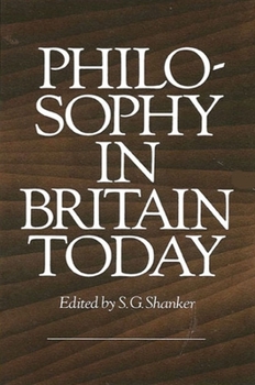 Paperback Philosophy in Britain Today Book