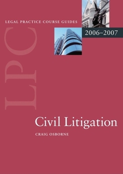 Paperback Civil Litigation 2006-07 Book