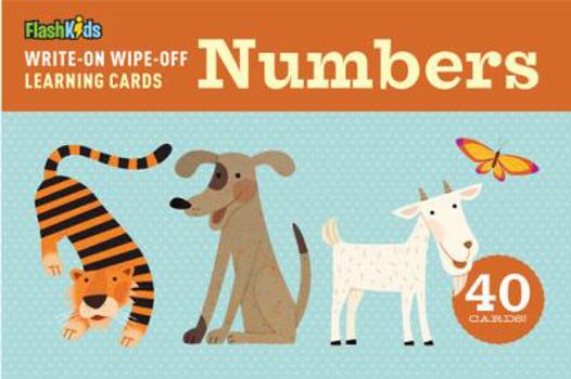 Paperback Write-On Wipe-Off Learning Cards: Numbers Book