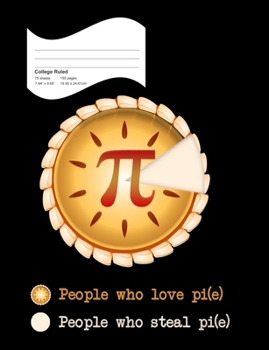 People Who Love Pi(e) Composition Book College Rule: 150 Pages For Grade School, High School, or College Students