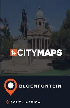 Paperback City Maps Bloemfontein South Africa Book