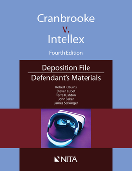 Paperback Cranbrooke v. Intellex: Defendant's Materials Book