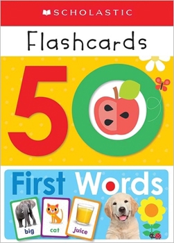 Cards 50 First Words Flashcards: Scholastic Early Learners (Flashcards) Book