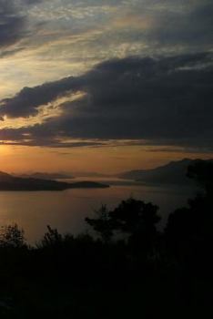 Paperback Sunset Over Croatia Notebook Book