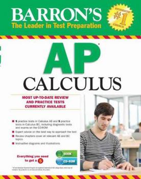 Paperback Barron's AP Calculus [With CDROM] Book