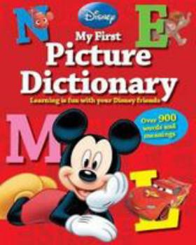 Hardcover Disney My First Picture Dictionary: Over 900 Words and Meanings Book
