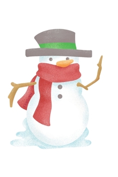 Paperback Christmas Snowman Notebook: Graph Paper Journal 6x9 - 120 Pages Book