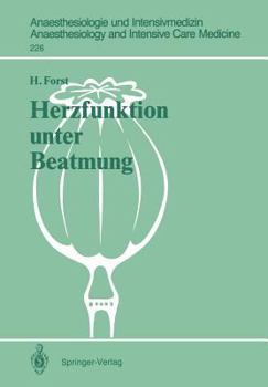 Paperback Herzfunktion Unter Beatmung [German] Book