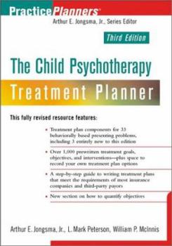 Paperback The Child Psychotherapy Treatment Planner Book