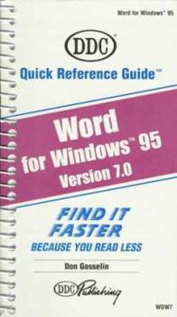 Paperback Word 7 for Windows 95 Book