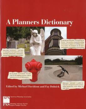 Paperback A Planners Dictionary Book