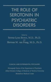 Paperback Role Of Serotonin In Psychiatric Disorders Book