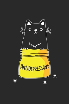 Carnet De Notes: Chats M�re Pilule Chat Dame Dr�le De Cadeau 120 Pages, 6X9 (Environ A5), Quadrill�