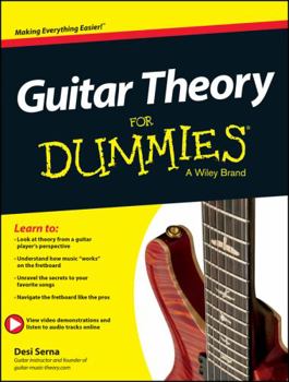 Paperback Guitar Theory for Dummies: Book + Online Video & Audio Instruction Book