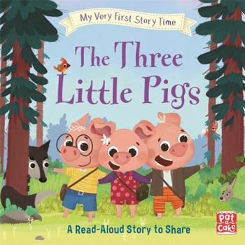 Hardcover The Three Little Pigs: Fairy Tale with picture glossary and an activity (My Very First Story Time) Book