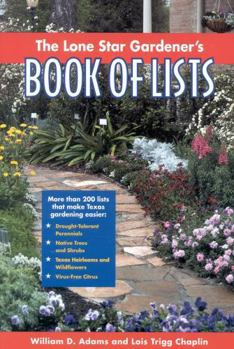 Paperback The Lone Star Gardener's Book of Lists Book