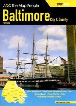 Paperback ADC THE MAP PEOPLE BALTIMORE, MARYLAND CITY & COUNTY ATLAS Book