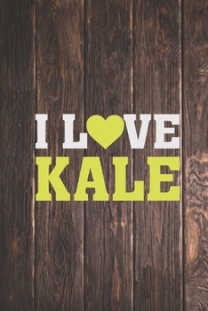 Paperback I Heart Love Kale - Healthy Vegan Food Lover Journal Book