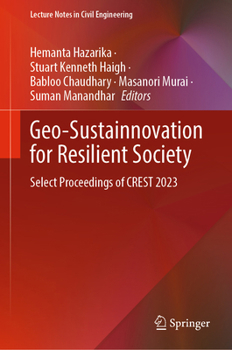 Hardcover Geo-Sustainnovation for Resilient Society: Select Proceedings of Crest 2023 Book