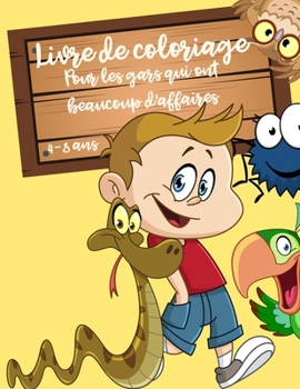Grand livre de coloriage pour les enfants de 4 à 8 ans: Pages de coloriage et d'inspiration, 50 pages de coloriage, faciles, grandes, géantes, livres ... préscolaire et maternelle.