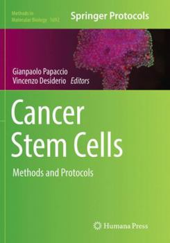 Paperback Cancer Stem Cells: Methods and Protocols Book