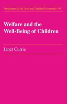 Paperback Welfare and the Well-Being of Children Book