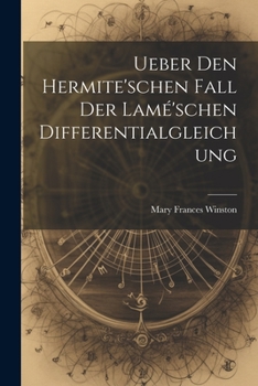 Paperback Ueber Den Hermite'schen Fall Der Lamé'schen Differentialgleichung [German] Book