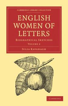 Paperback English Women of Letters: Biographical Sketches Book