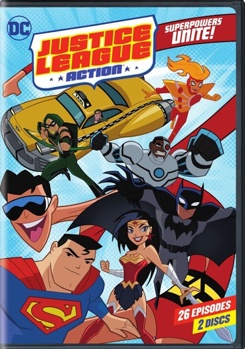 DVD Justice League Action Super Powers Unite: Season One, Part One Book