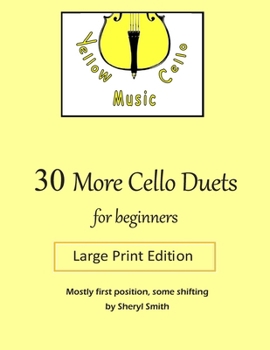 Paperback 30 More Cello Duets: for beginners Book