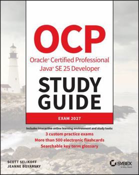 Paperback OCP Oracle Certified Professional Java SE 25 Developer Study Guide (Sybex Study Guide) Book