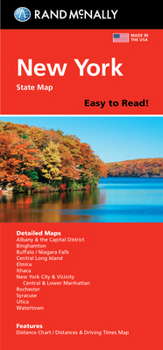 Map Rand McNally Easy to Read: New York State Map Book