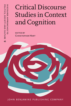 Hardcover Critical Discourse Studies in Context and Cognition Book