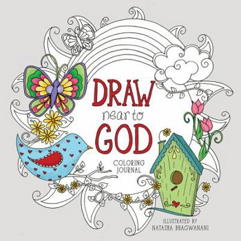 Paperback Draw Near to God: A Coloring Journal Book