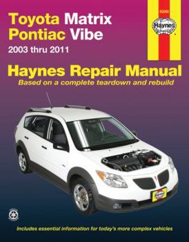 Paperback Toyota Matrix & Pontiac Vibe 2003 Thru 2011 Book