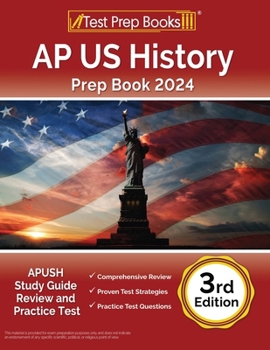 Paperback AP US History Prep Book 2024: APUSH Study Guide Review and Practice Test [3rd Edition] Book