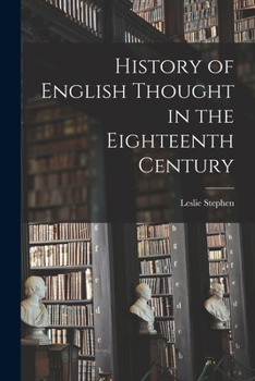 Paperback History of English Thought in the Eighteenth Century Book